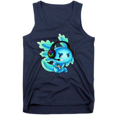 Gaming Axolotl Ambystoma Mexicanum Mexican Walking Fish Tank Top