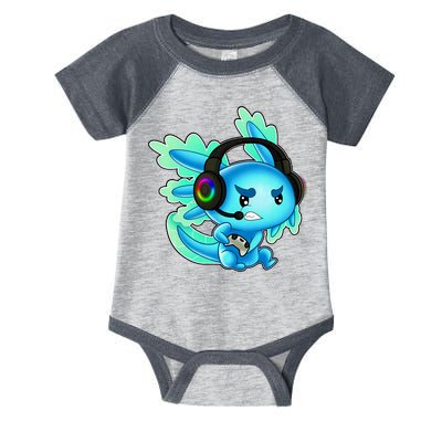 Gaming Axolotl Ambystoma Mexicanum Mexican Walking Fish Infant Baby Jersey Bodysuit