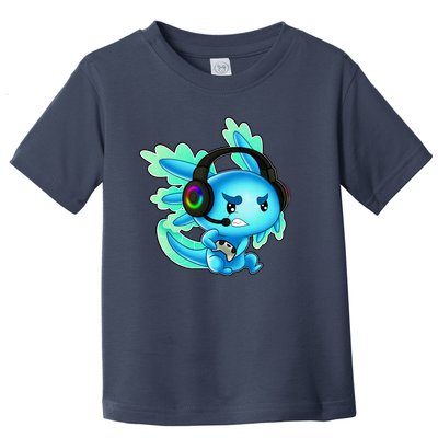 Gaming Axolotl Ambystoma Mexicanum Mexican Walking Fish Toddler T-Shirt