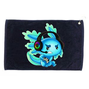 Gaming Axolotl Ambystoma Mexicanum Mexican Walking Fish Grommeted Golf Towel