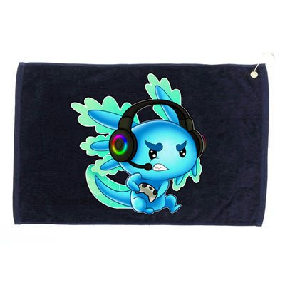 Gaming Axolotl Ambystoma Mexicanum Mexican Walking Fish Grommeted Golf Towel