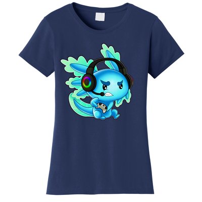 Gaming Axolotl Ambystoma Mexicanum Mexican Walking Fish Women's T-Shirt