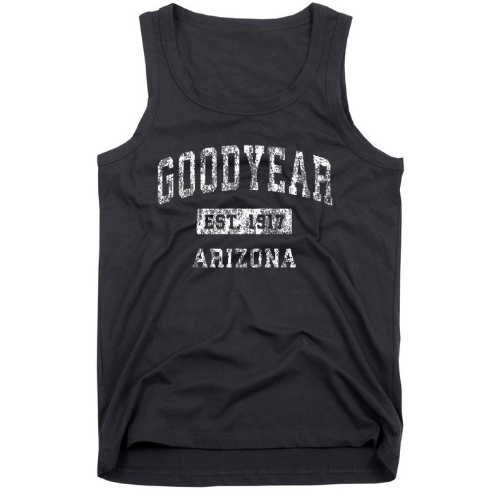 Goodyear Arizona Az Vintage Established Sports Tank Top