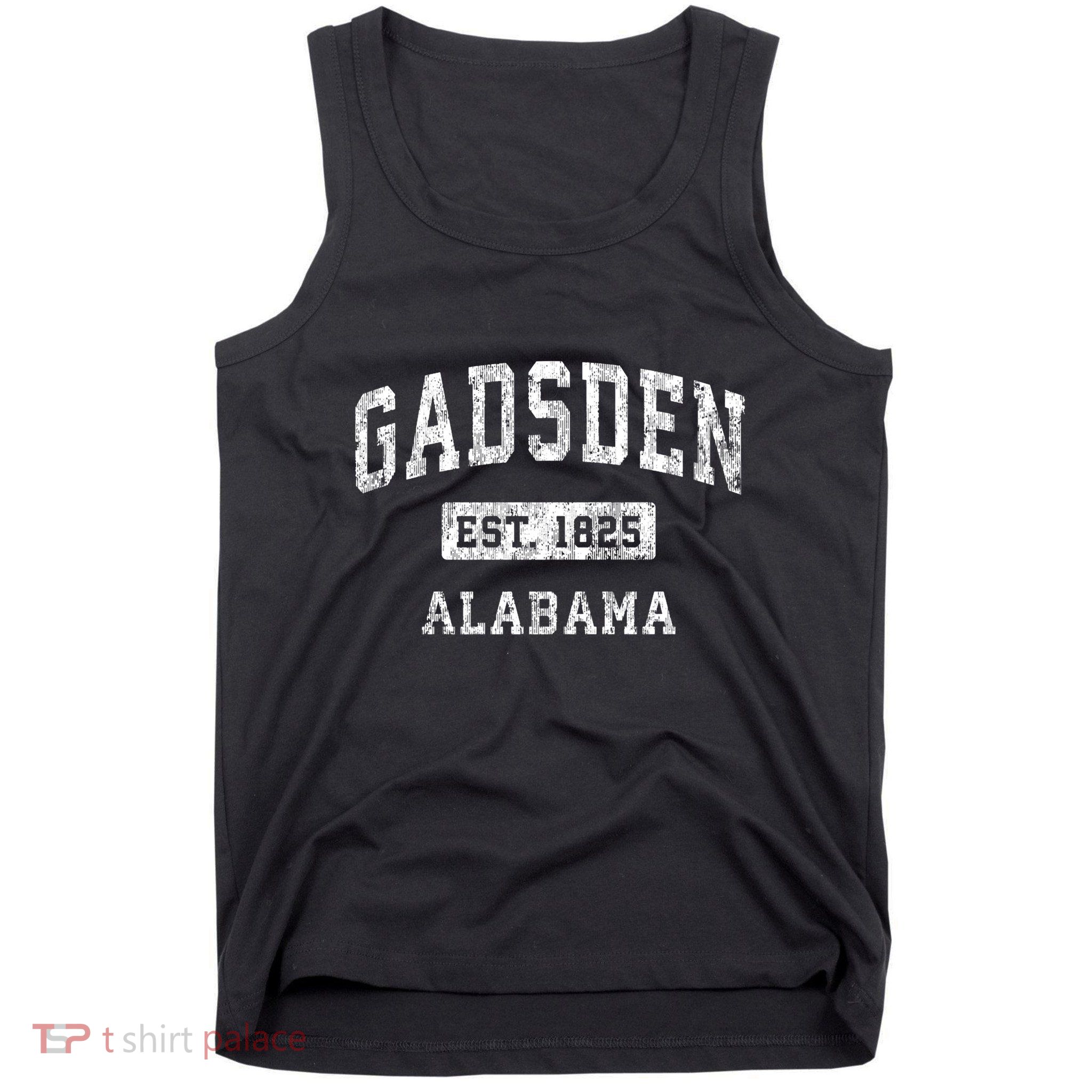 Gadsden Alabama Al Vintage Established Sports Tank Top