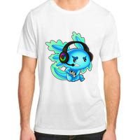 Gaming Axolotl Ambystoma Mexicanum Mexican Walking Fish  Adult ChromaSoft Performance T-Shirt