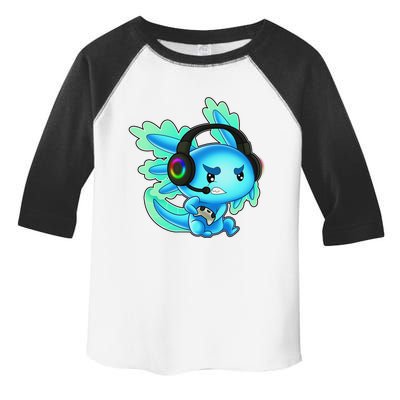 Gaming Axolotl Ambystoma Mexicanum Mexican Walking Fish  Toddler Fine Jersey T-Shirt