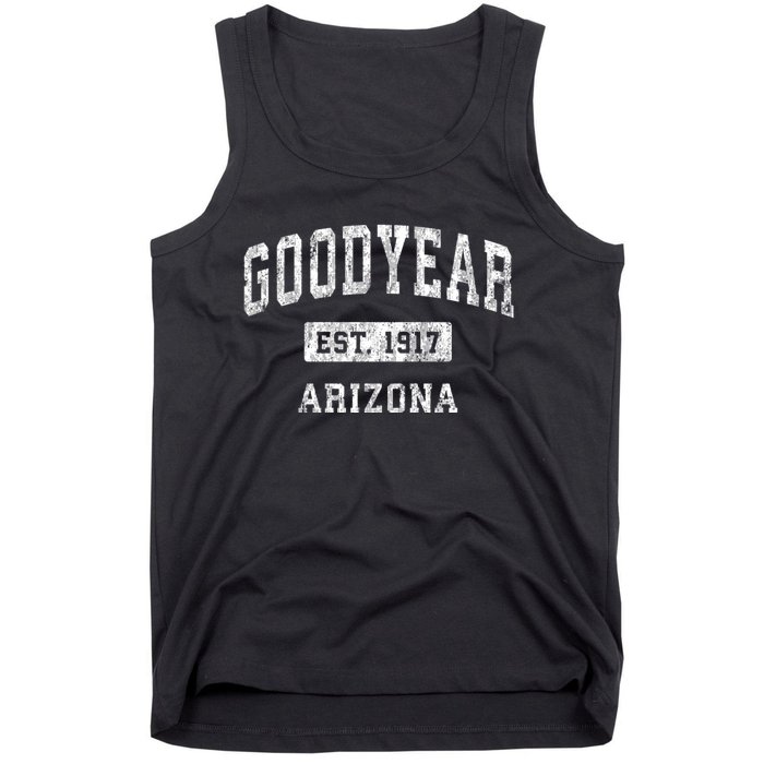 Goodyear Arizona Az Vintage Established Sports Tank Top