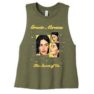 Gracies Abrams Album The Secrets Of Us Women's Racerback Cropped Tank