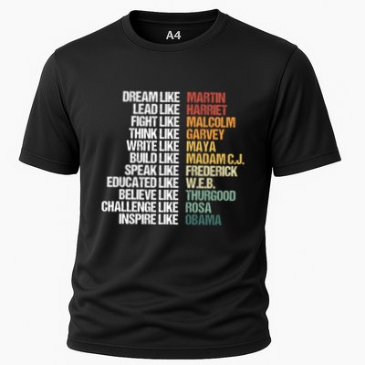Greatest African American Leaders Black History Month Attire Gift Performance Shirt