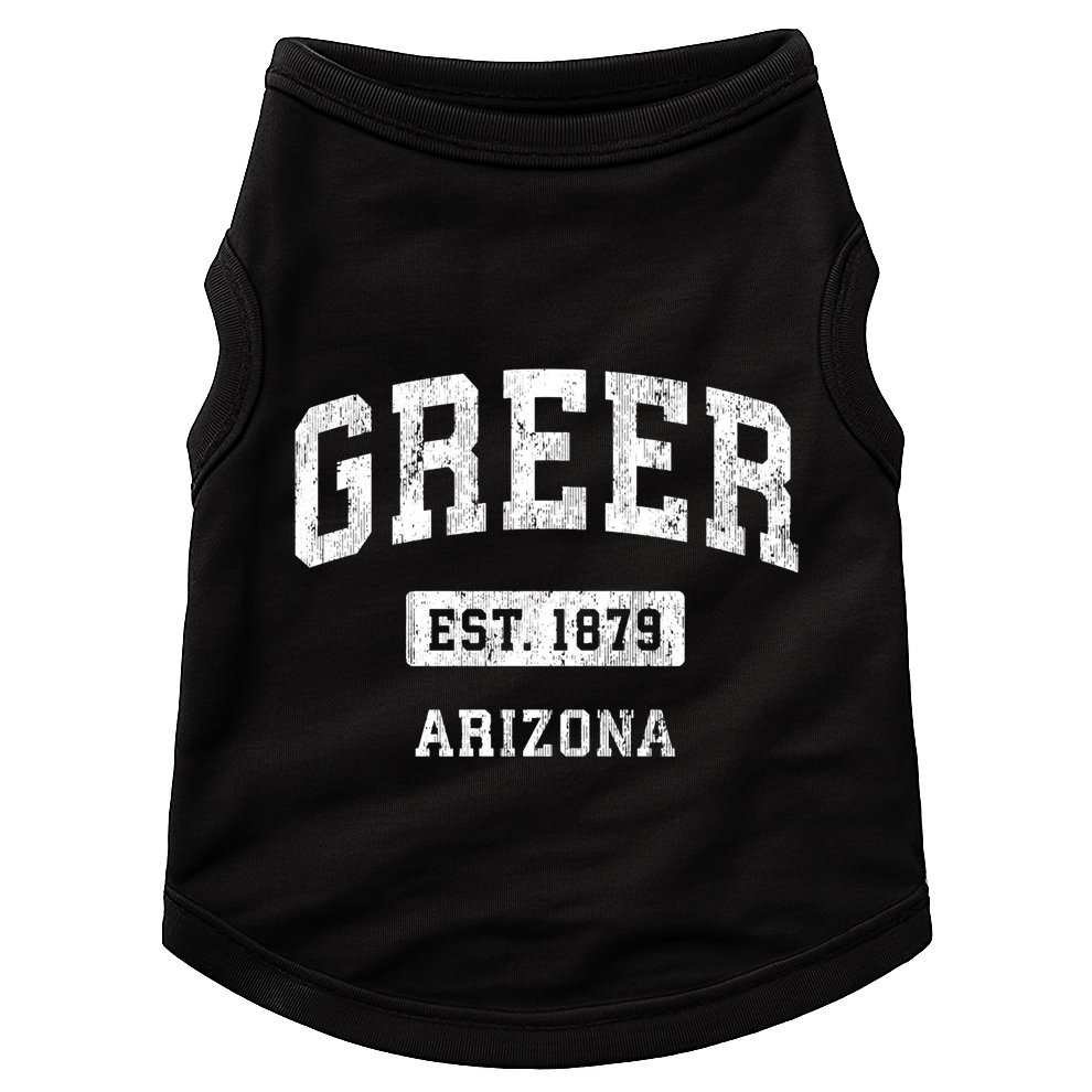 Greer Arizona Az Vintage Sports Established Doggie Tank