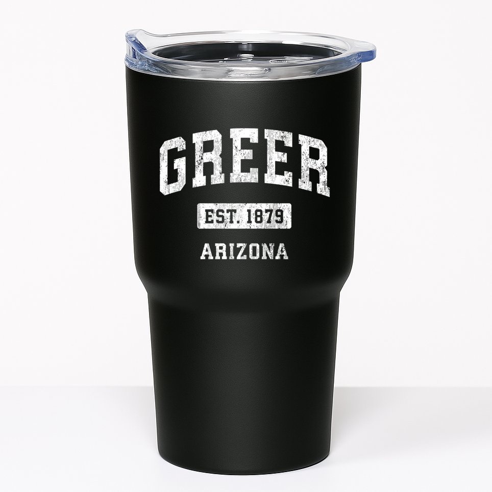 Greer Arizona Az Vintage Sports Established Tumbler
