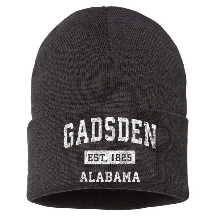 Gadsden Alabama Al Vintage Established Sports Sustainable Knit Beanie