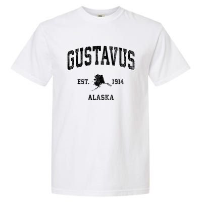 Gustavus Alaska Ak Vintage Athletic Garment-Dyed Heavyweight T-Shirt