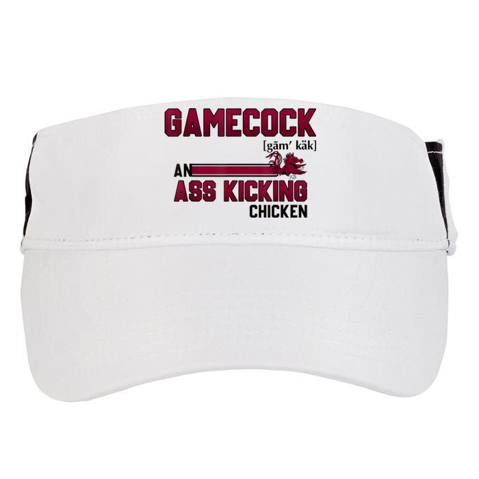 Gamecock An Ass Kicking Chicken Funny Saying Adult Drive Performance Visor