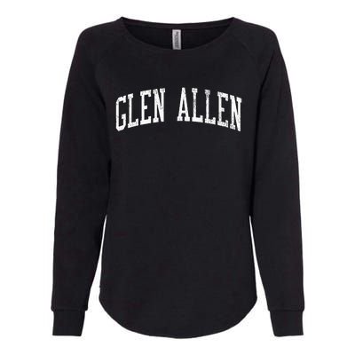 Glen Allen Al Vintage Athletic Sports Js02 Womens California Wash Sweatshirt