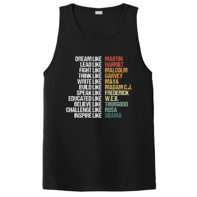 Greatest African American Leaders Black History Month Attire PosiCharge Competitor Tank