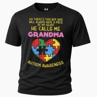 Grandma Autism Awareness Austistic  Piece My Heart Cooling Performance Crew T-Shirt