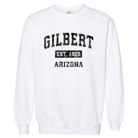 Gilbert Arizona Az Vintage Established Sports Design Garment-Dyed Sweatshirt