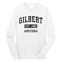 Gilbert Arizona Az Vintage Established Sports Design Long Sleeve Shirt