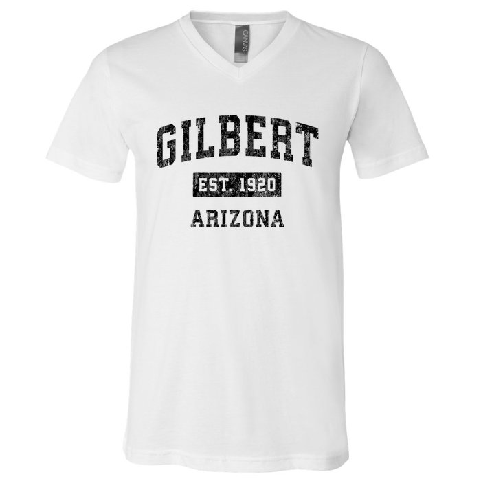 Gilbert Arizona Az Vintage Established Sports Design V-Neck T-Shirt