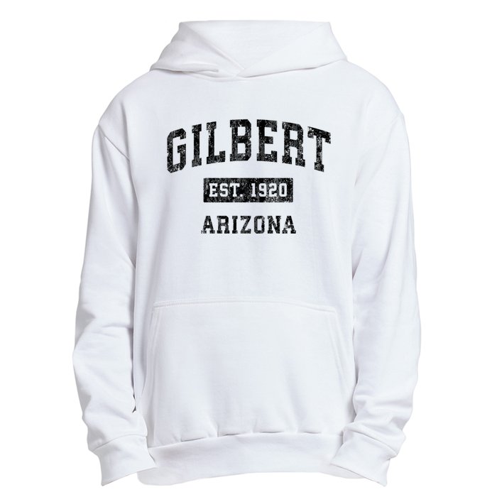 Gilbert Arizona Az Vintage Established Sports Design Urban Pullover Hoodie