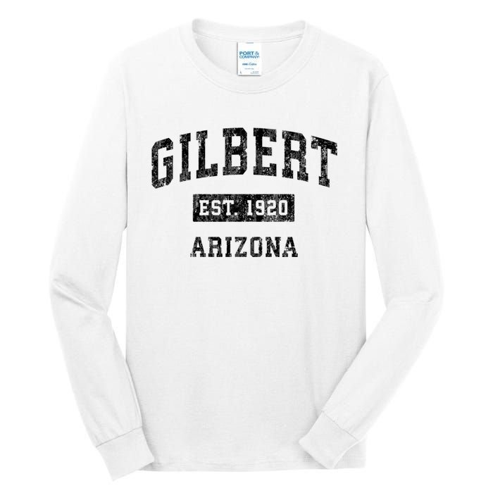 Gilbert Arizona Az Vintage Established Sports Design Tall Long Sleeve T-Shirt