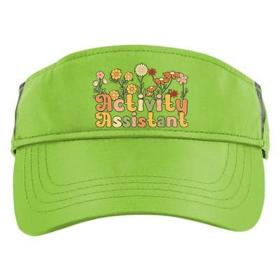 Groovy Activity Assistant Flowers Adult Drive Performance Visor