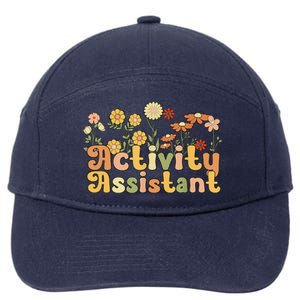 Groovy Activity Assistant Flowers 7-Panel Snapback Hat