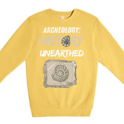 Gift Archeology Archeologists Archeologist Student Premium Crewneck Sweatshirt