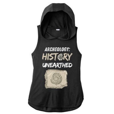 Gift Archeology Archeologists Archeologist Student Ladies PosiCharge Tri-Blend Wicking Draft Hoodie Tank