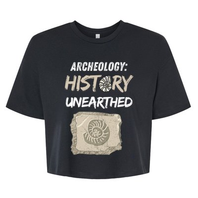 Gift Archeology Archeologists Archeologist Student Bella+Canvas Jersey Crop Tee