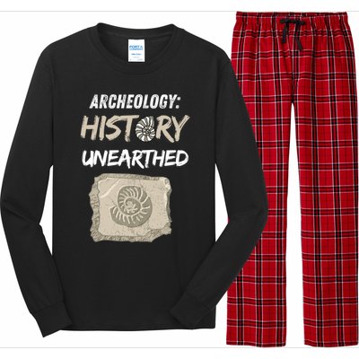 Gift Archeology Archeologists Archeologist Student Long Sleeve Pajama Set