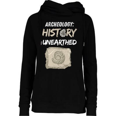 Gift Archeology Archeologists Archeologist Student Womens Funnel Neck Pullover Hood