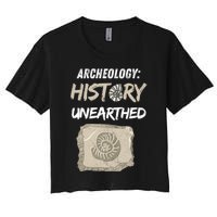 Gift Archeology Archeologists Archeologist Student Women's Crop Top Tee