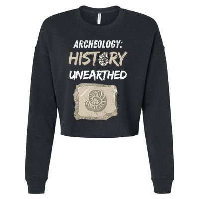 Gift Archeology Archeologists Archeologist Student Cropped Pullover Crew