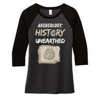 Gift Archeology Archeologists Archeologist Student Women's Tri-Blend 3/4-Sleeve Raglan Shirt