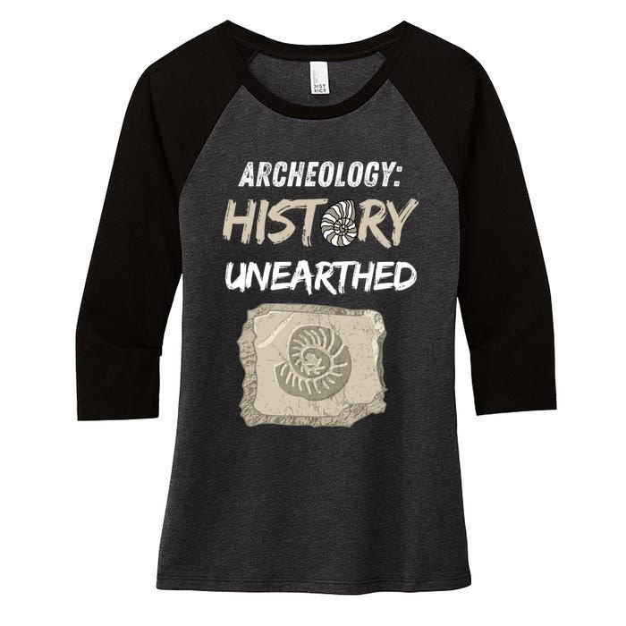 Gift Archeology Archeologists Archeologist Student Women's Tri-Blend 3/4-Sleeve Raglan Shirt