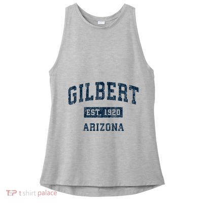 Gilbert Arizona Az Vintage Sports Ladies PosiCharge Tri-Blend Wicking Tank