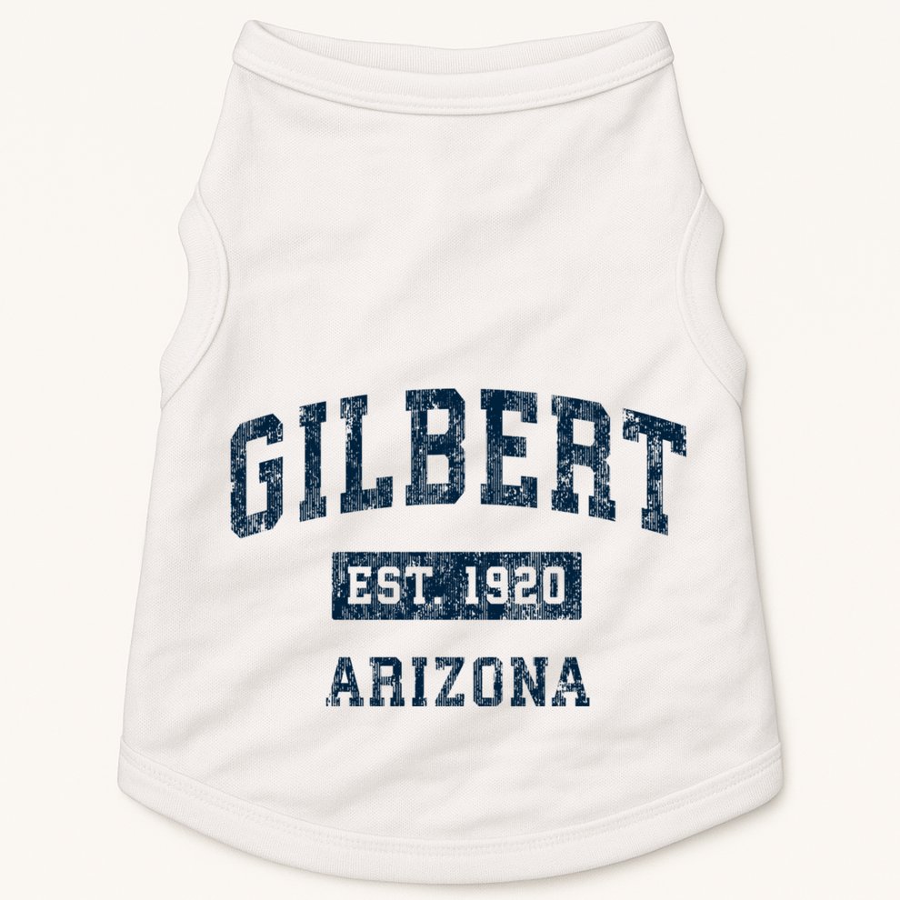 Gilbert Arizona Az Vintage Sports Doggie Tank