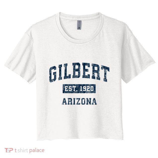 Gilbert Arizona Az Vintage Sports Crop Top