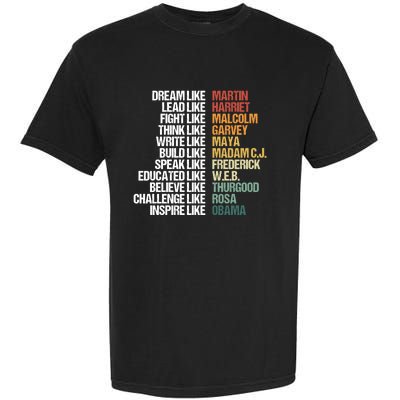 Greatest African American Leaders Black History Month Attire Cool Gift Garment-Dyed Heavyweight T-Shirt