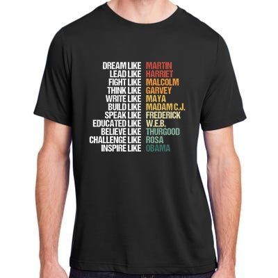 Greatest African American Leaders Black History Month Attire Cool Gift Adult ChromaSoft Performance T-Shirt