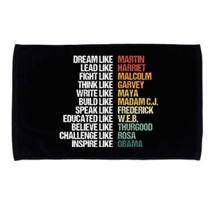 Greatest African American Leaders Black History Month Attire Cool Gift Microfiber Hand Towel