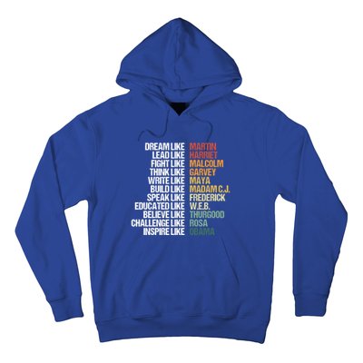 Greatest African American Leaders Black History Month Attire Cool Gift Hoodie