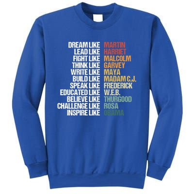 Greatest African American Leaders Black History Month Attire Cool Gift Sweatshirt