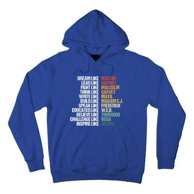 Greatest African American Leaders Black History Month Attire Cool Gift Tall Hoodie