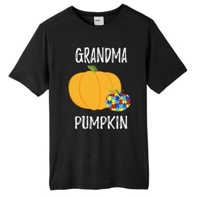 Grandmapumpkin Autism Awareness Funny Funny For Tall Fusion ChromaSoft Performance T-Shirt