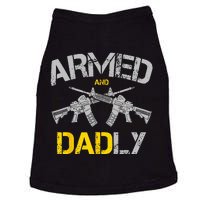 Guns Armed And Dadly Funny Deadly Father Doggie Tank