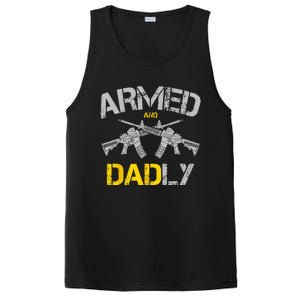 Guns Armed And Dadly Funny Deadly Father PosiCharge Competitor Tank