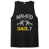 Guns Armed And Dadly Funny Deadly Father PosiCharge Competitor Tank